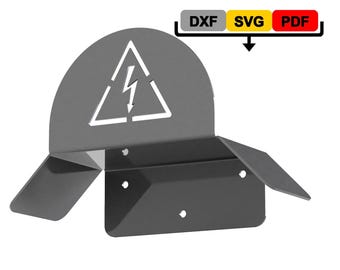 Extension cord Holder Cut Files Wall Mount Hanger DXF SVG Plasma Laser Cut File