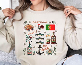 Sardines Shirt - Portugal Sweatshirt - Lisbon Shirt - Portuguese - Portugal Lover Gift - Foodie Sweatshirt