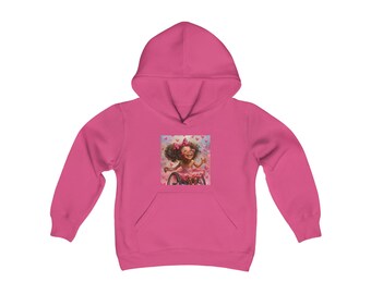 Youth Heavy Blend Hooded Sweatshirt/Ballerina in Wheelchair