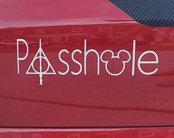 Calcomanía para automóvil con pase anual 'Passhole'