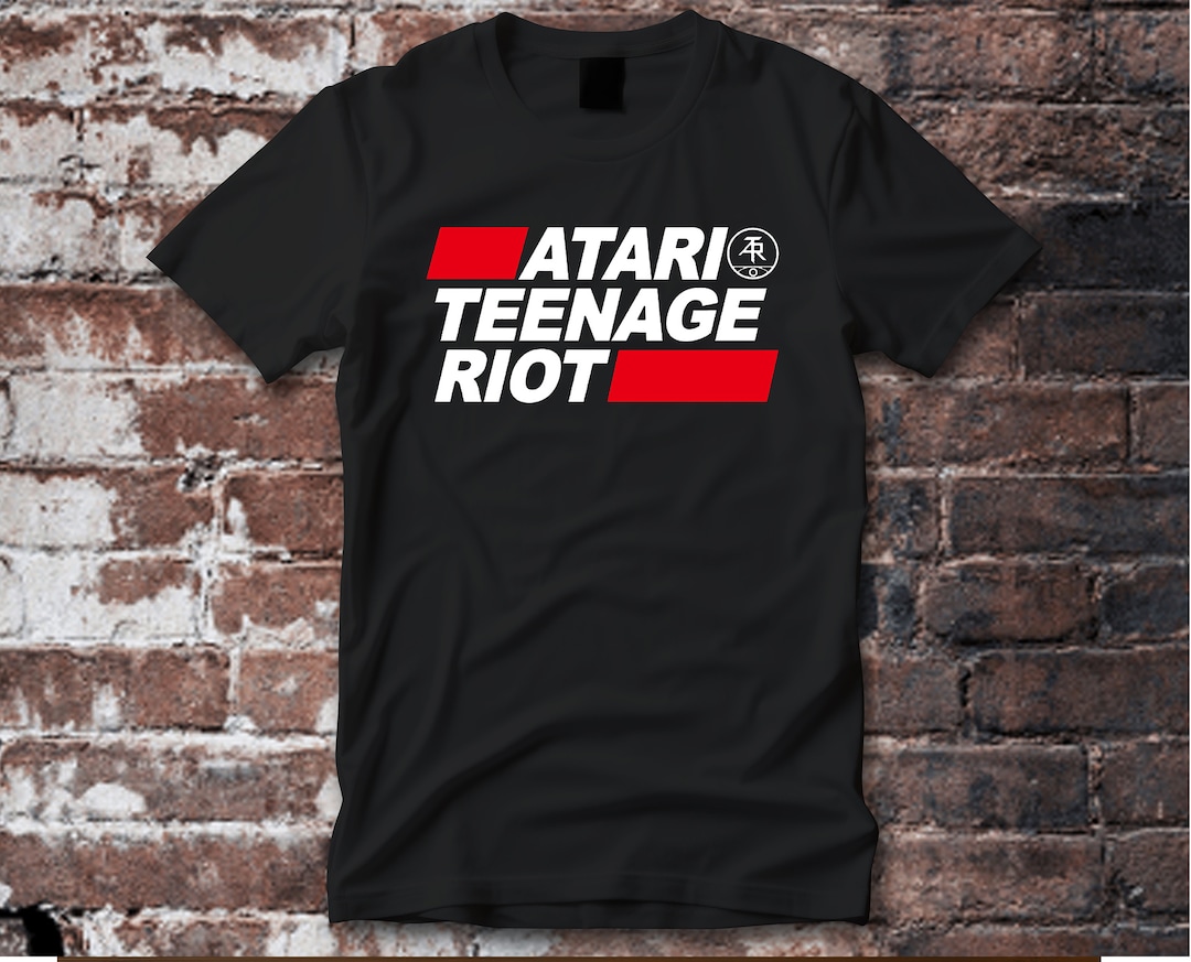 本命ギフト Atari Teenage Riot Logo T-shirt - German Techno, Anti トップス