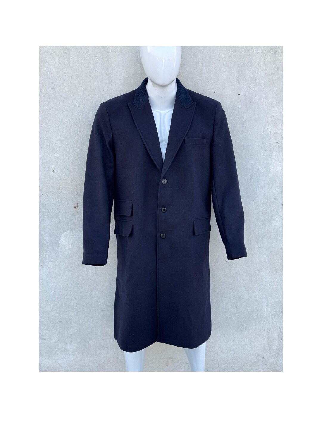 Tommy Shelby Inspired Blue Coat – Peaky Blinders Classic Mens Overcoat