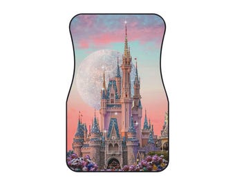Magical Castle Car Mats: Enchanted Front Floor Liners