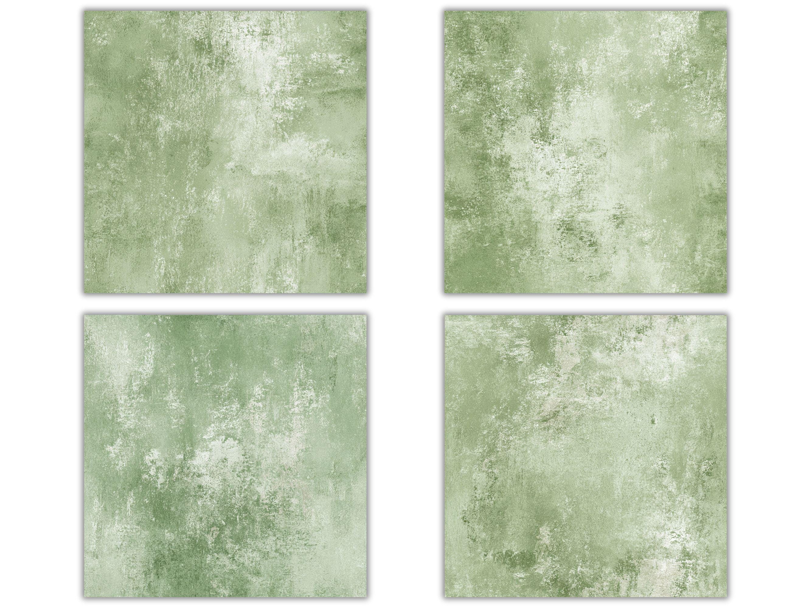 Subtle Distressed Sage Green Textures Seamless Digital Paper Pack ...