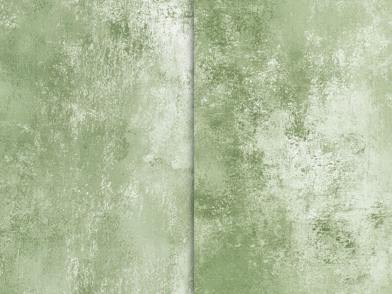 Subtle Distressed Sage Green Textures Seamless Digital Paper Pack ...