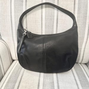 Special✨ COACH Leather Shoulder bag y2k Y2K COACH Black Shoulder Bag - Imber Vintage