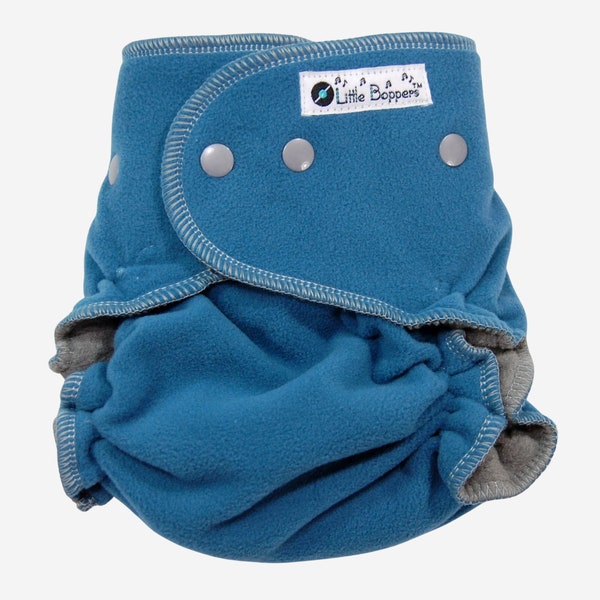 Diaper Cover Made to Order - Wind Pro Fleece - Storm Blue Windpro - You Pick Size - Washable Reusable Breathable - Diaper Wrap - Overnight