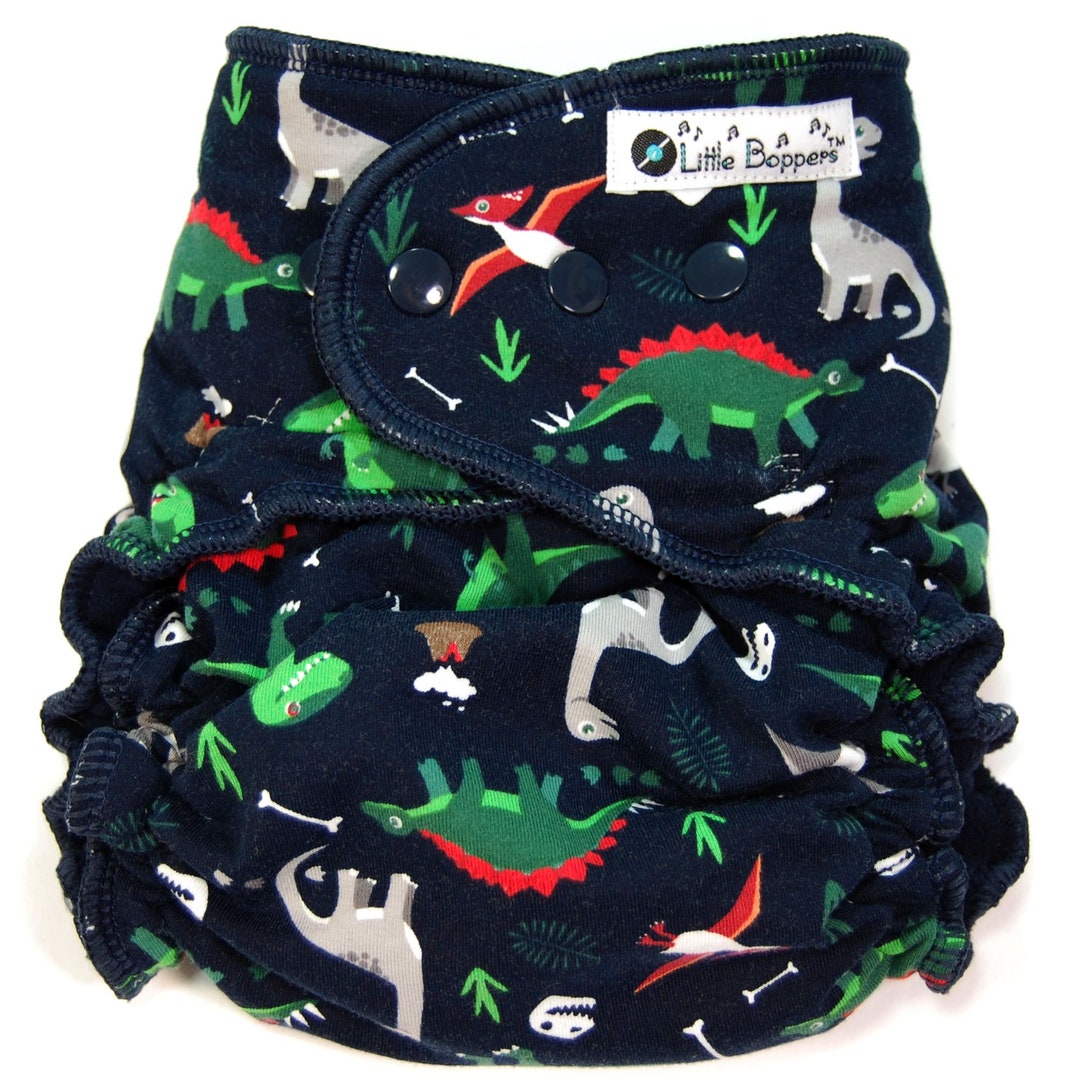 Cloth Diaper or Cover Made to Order Dinos on Navy You Pick - Etsy