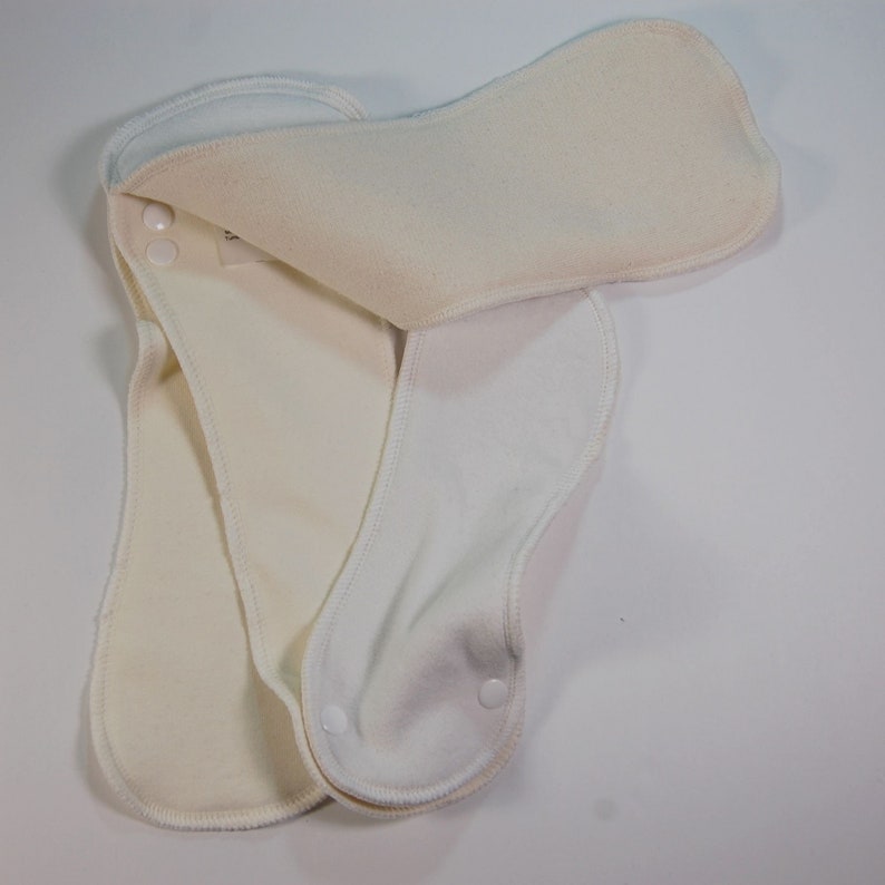 Inserts for One Size Little Boppers Cloth Diapers Set of THREE 3 OS Insert Sets Cloth Diaper Soakers Extra Inserts OS Nappies image 2