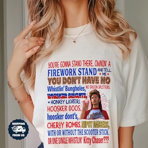 Comfort Colors Joe Dirt Merica Tshirt, Joe Dirt 4th Of July Unisex Tee Shirt, Joe Dirt Fireworks Shirt, Independence Day Shirt For Men