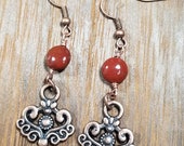 Copper And Red JasperEarrings | Womens India Jasper Earrings