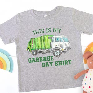 Garbage Day Recycling Trash Truck Shirt Kid Boy Gift T Shirt Garbage Day Recycling Trash Truck Shirt Kid Boy Gift T Shirt