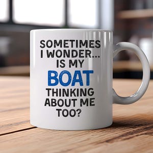 Funny Boater Mug For Dad Gift Cabin Decor Lakehouse Boat Captain Gift Boat Owner Mug Lakelife Lake House Decorating Unique Father&#39;s Day Gift