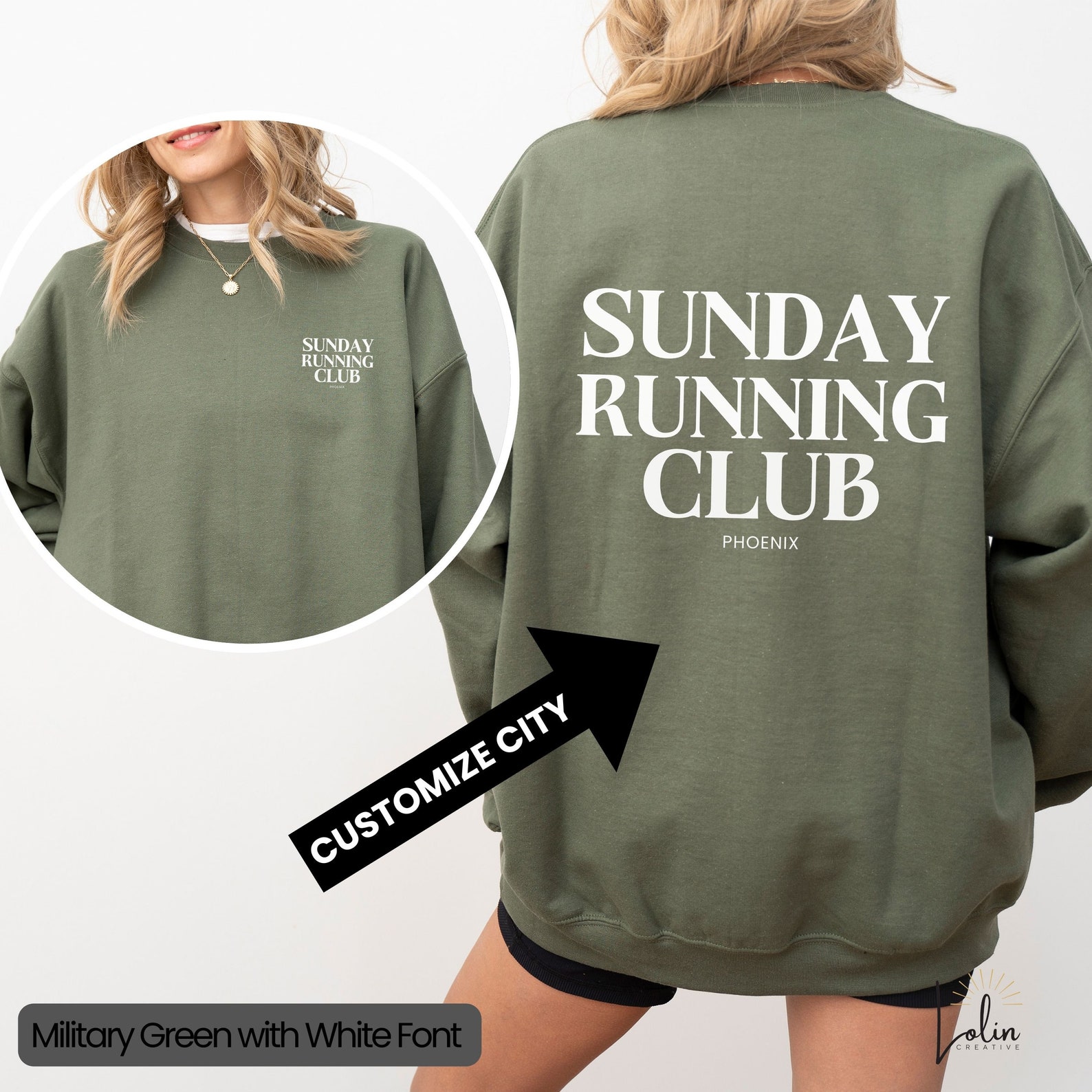 Custom Sunday Running Club Hoodie Personalized Gift for Runner Fathers ...
