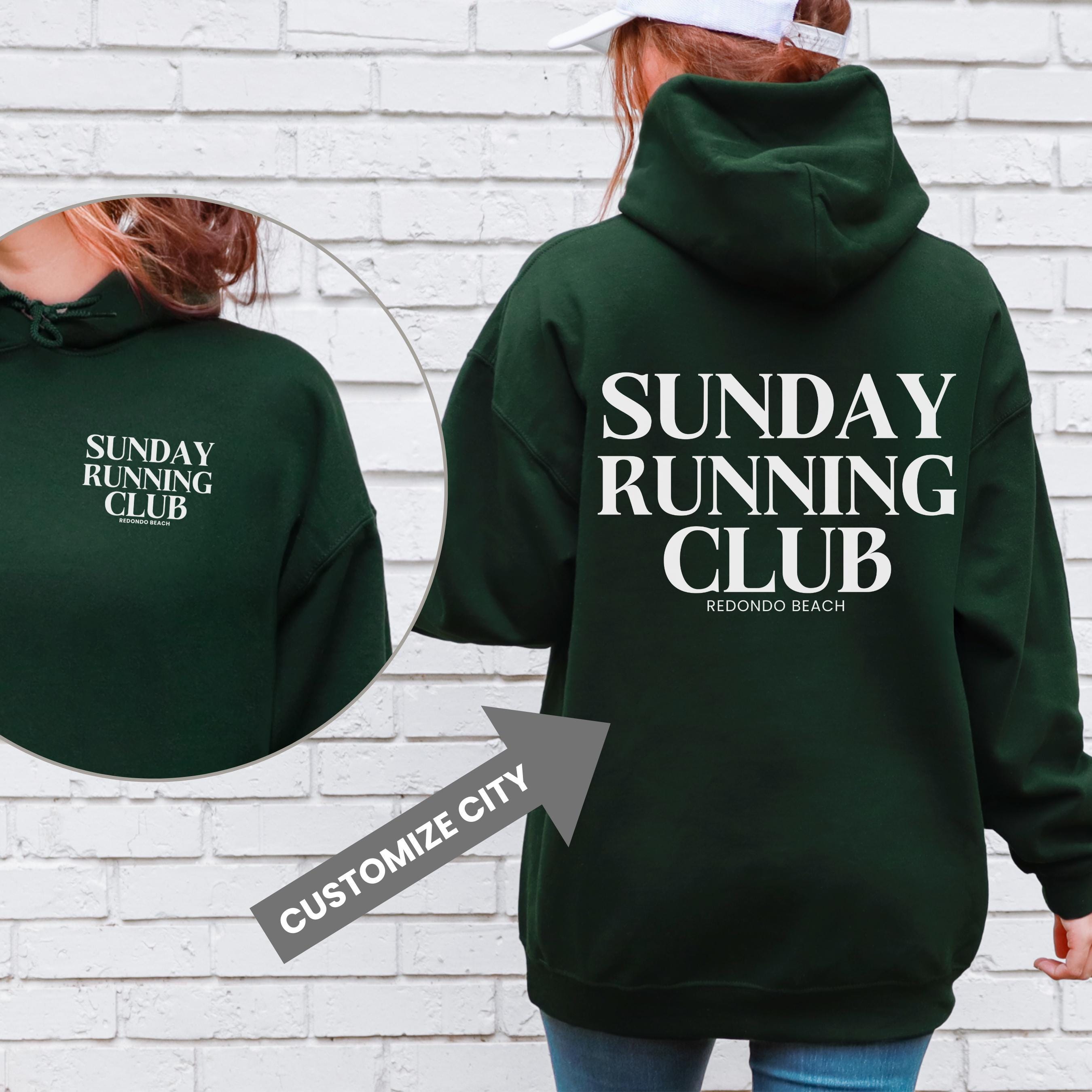 Sunday running club hoodie - Etsy 日本