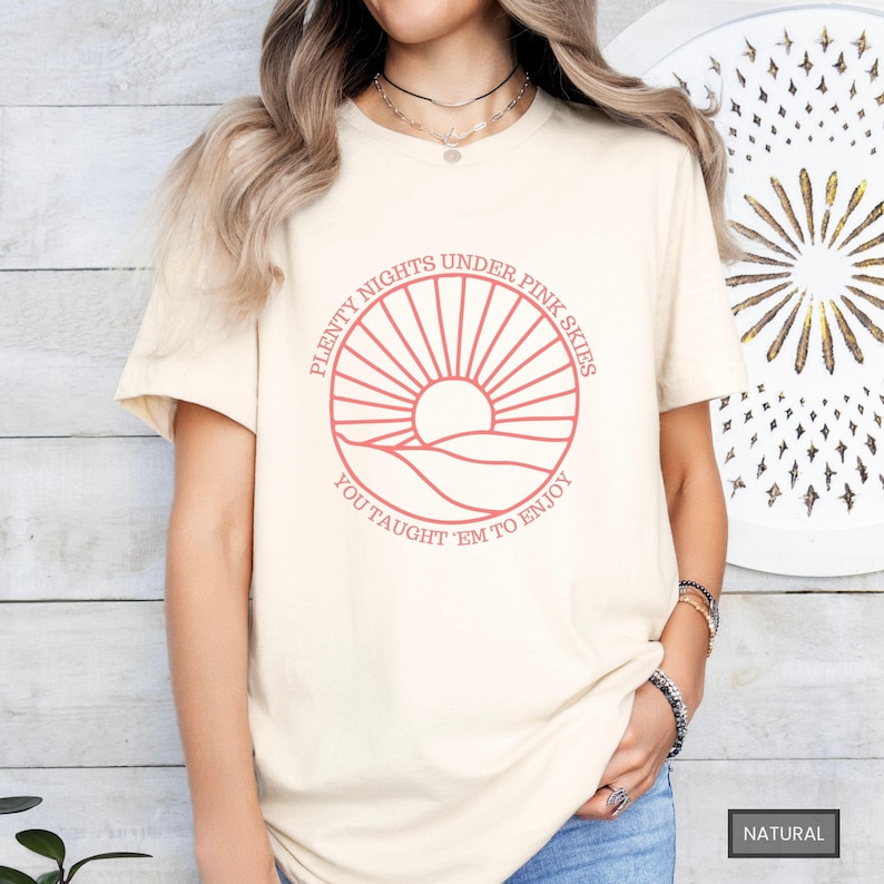 Pink Skies Zach Bryan shirt