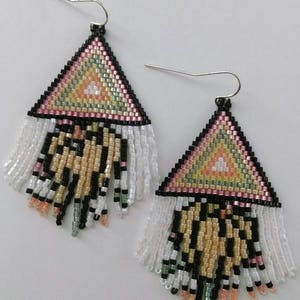 Crocus Fringe Earrings Short