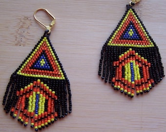 Arrows Fringe Earrings Pattern