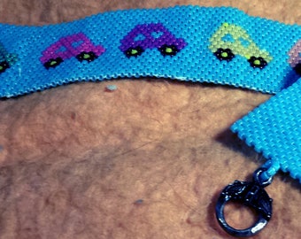 Neon Cars Bracelet