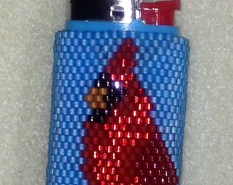 Northern Cardinal Lighter Cover-Mini