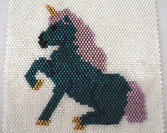 Fantasy Unicorn Amulet Bag Panel