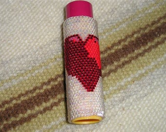 Hearts Lip Balm Cover