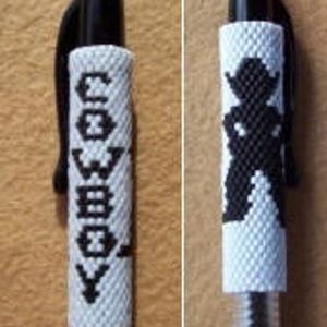 Cowboy Silhouette Pen Wrap image 1