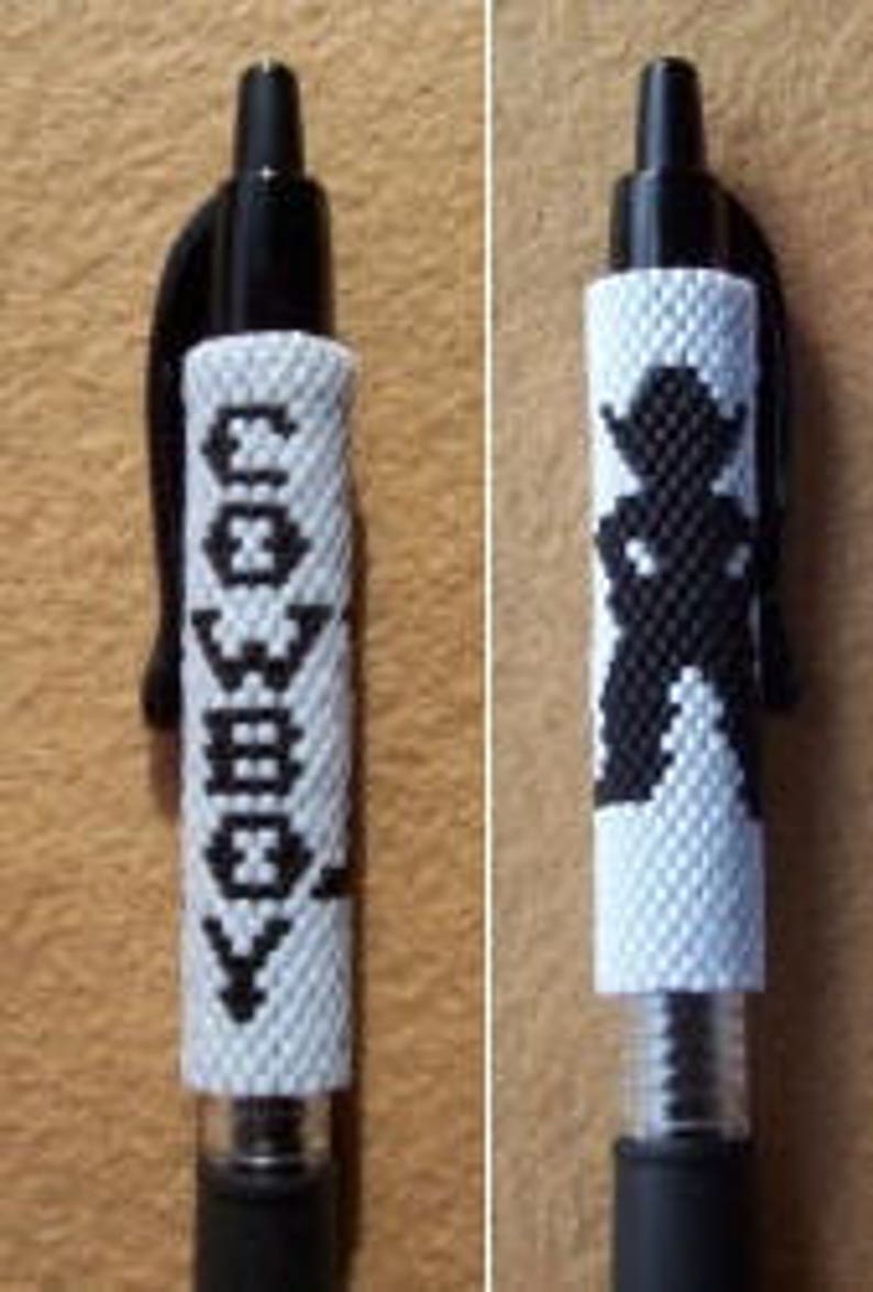 Cowboy Silhouette Pen Wrap image 1