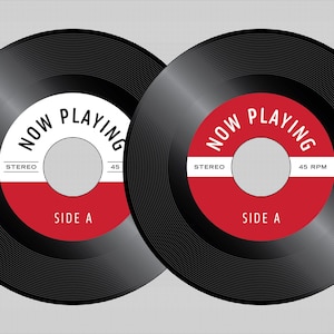 45 RPM Record (ai, svg, png)