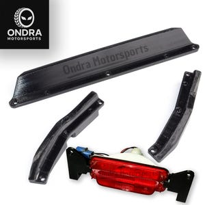 Honda S2000 Rear Bumper Number Plate Brackets full with fitting kit set pre-facelift 1999-2003 + Fog light brackets
