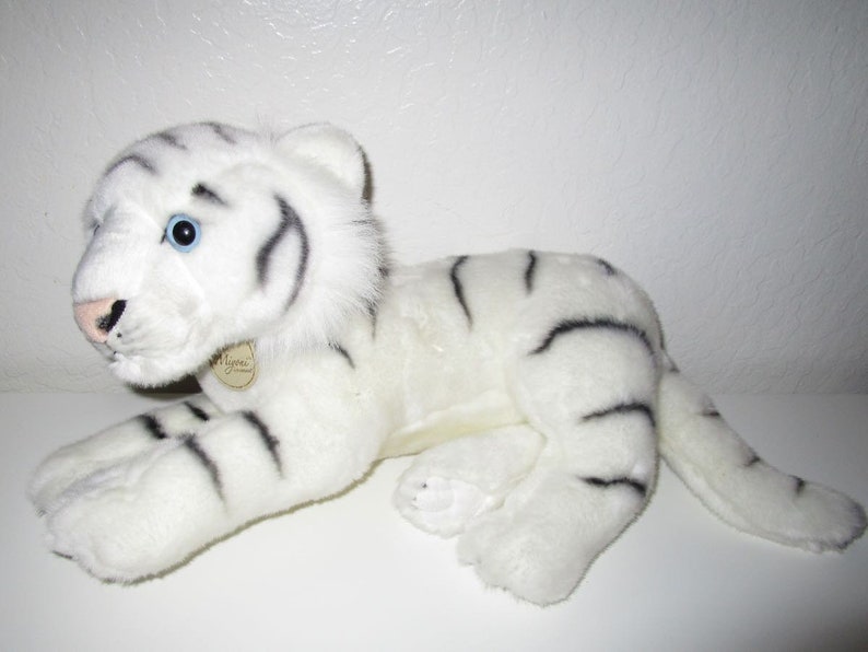 big white tiger stuffed animal