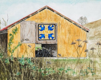 Bluebird Barn notecard