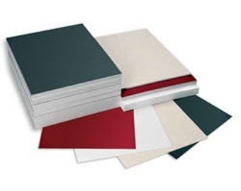 10 5x7 assorted colored matboard flats for artwork or to custom cut your mats