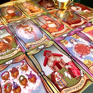 xxl Tarot/grosses Tarot/12x7cm Tarot/Tier Tarot/Tarot für Tierliebhaber/Waldtiere Tarot/Igel Tarot/Natur Tarot/Tarot für Naturliebhaber