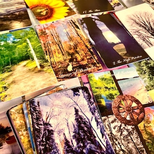 Meditations Tarot/Chakra Tarot/Reiki Tarot/Harmonie Tarot/ Tarot Karten Deck/Tarot für Naturliebhaber/Natur Tarot/Hellseher Karten/Wahrsagen