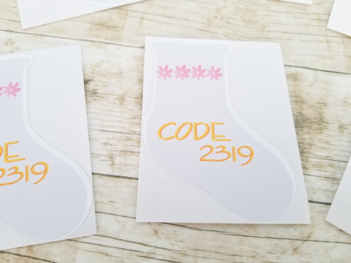 Monsters Inc Code 2319 Sock Stickers Perfect for Favors and Etsy