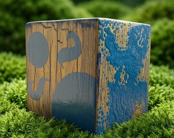 Vase, Schale, Royal Blau und Gold, Limited Art Collection