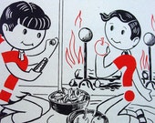 Fun Graphic Illustrations - The Lookies- 1949- Encyclopedia Addendum