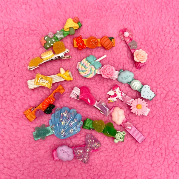 Multicolored Cute Decorative Hairclips