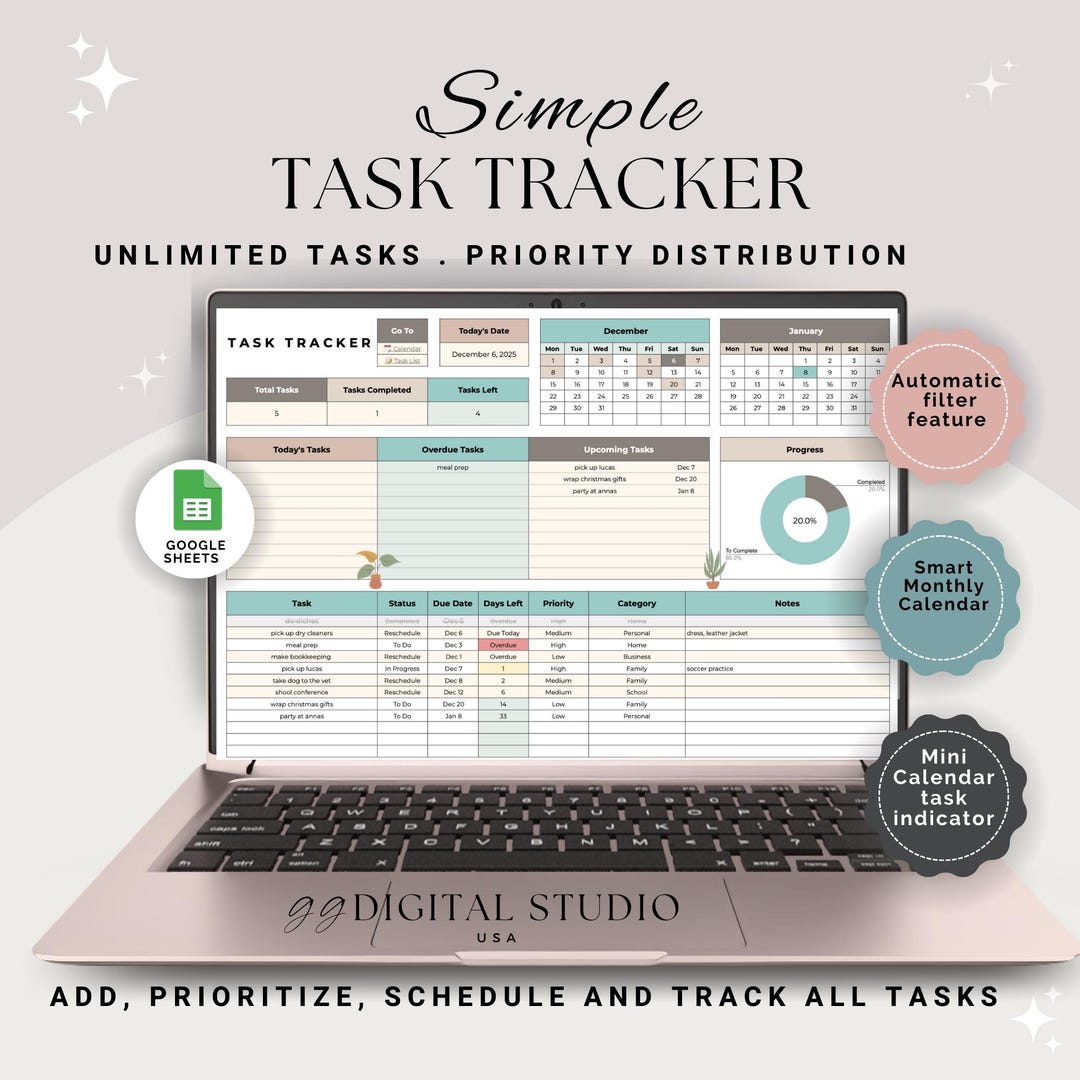 Calendars For Task Management Task Tracker, to Do List, Task Scheduler, Task Checklist, Smart ...