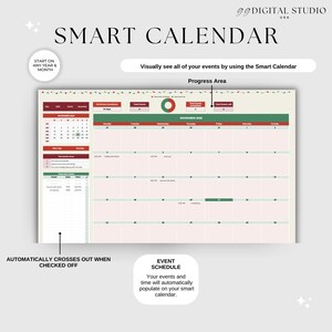 Christmas gift tracker Christmas gift spreadsheet Stocking stuffer Christmas Card Tracker Holiday Gift Planner Christmas Budget tracker image 11