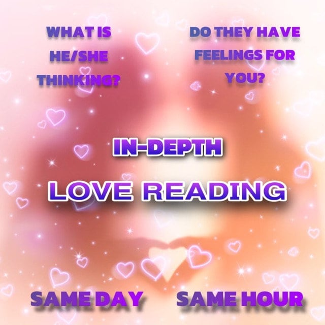 IN-DEPTH love reading/tarot reading//in-depth//soulmate//twinflame //same day delivery//psychic reading//very detailed psychic tarot reading