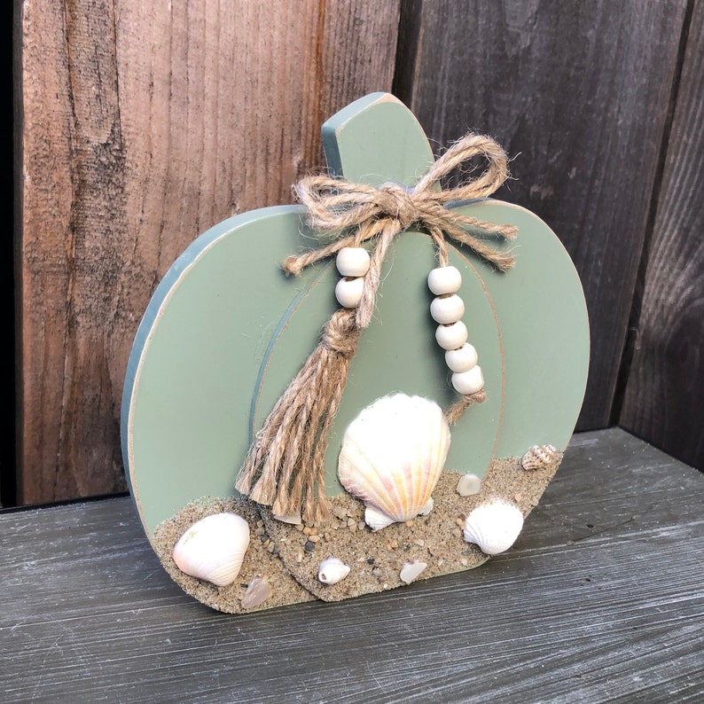 Beach Coastal Farmhouse Pumpkin Nautical Halloween Etsy