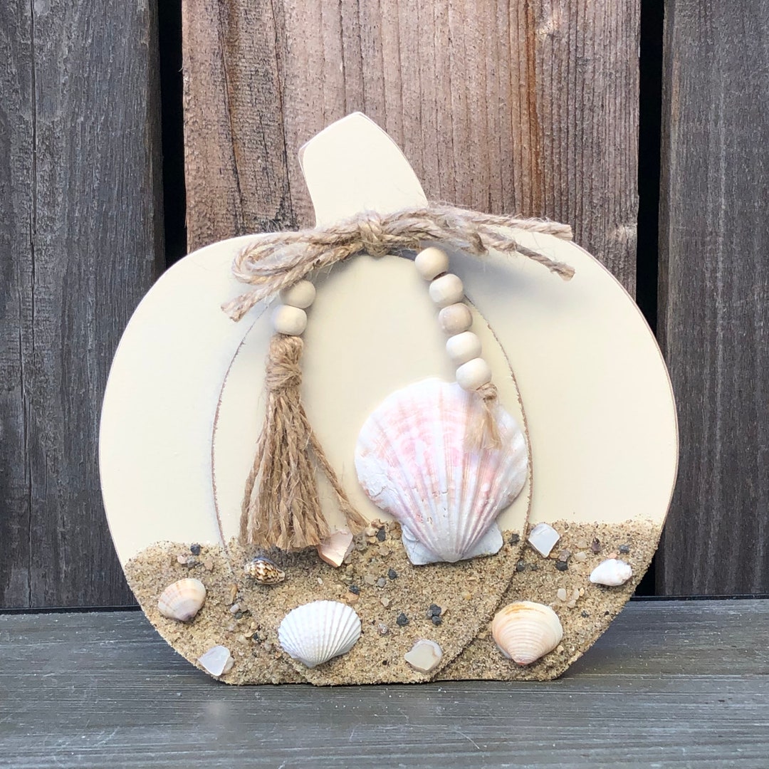 Beach Coastal Farmhouse Pumpkin Nautical Halloween Etsy
