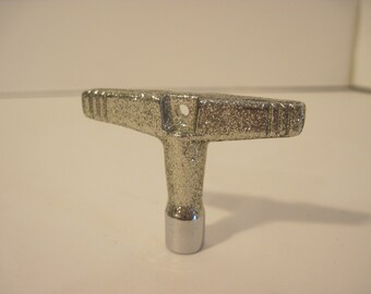 Painted Standard Drum Key - silver glitter color - drummer's tuning tool - The Shrieve