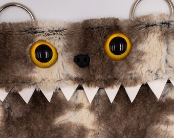 Marbled Monster Flat Fold Bag