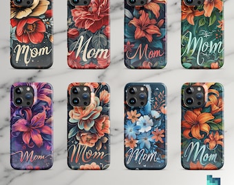 Floral "Mom" Snap Case for iPhone®