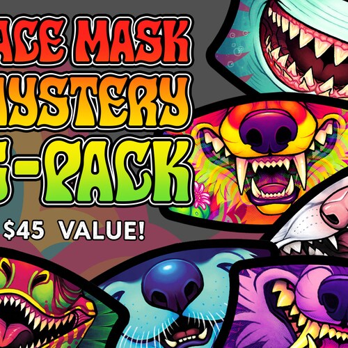 Face Mask Mystery 3-Pack (Standard)