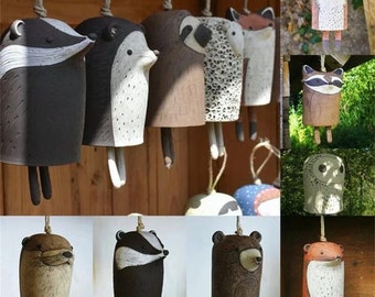 Beautiful Rustic Animal Themed Wind Chimes • Intricate Outdoor Garden/ Outside Workplace Decor