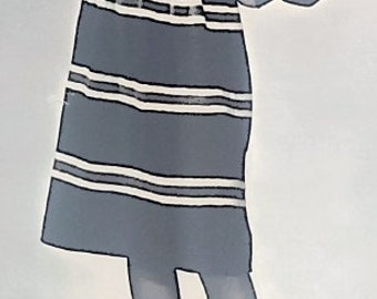 Modello di gonna da donna vintage degli anni '40 - Download immediato del PDF